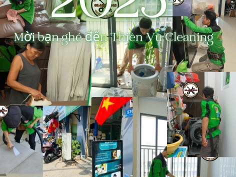 KHAI XUÂN ĐẦU NĂM 2025 - Thiên Vũ Cleaning cung cấp full dịch vụ