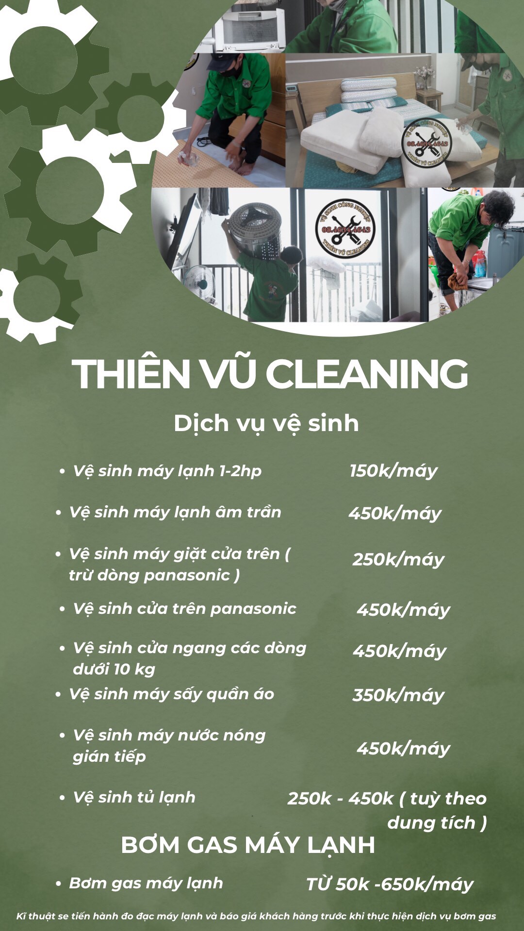 THIÊN VŨ CLEANING - Sửa chữa máy lạnh thủ đức